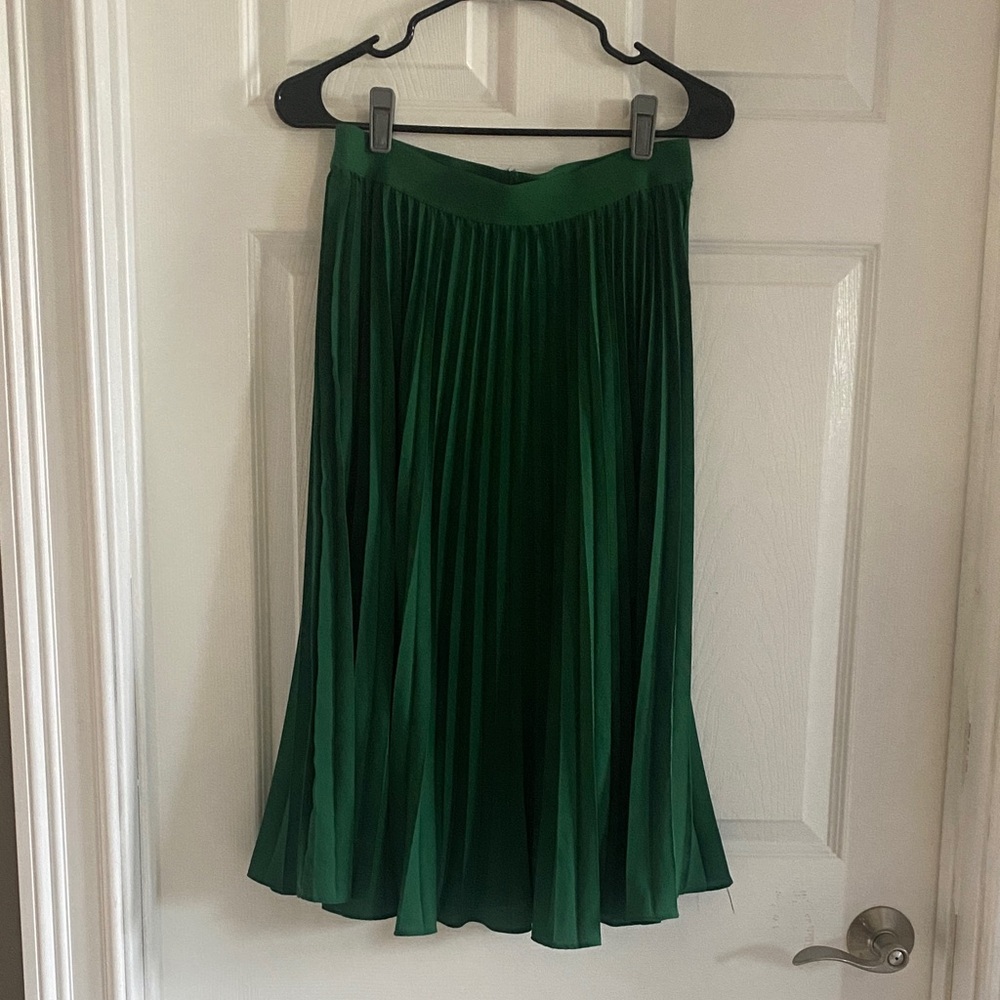 Grace Karin Deep Green A-Line Skirt